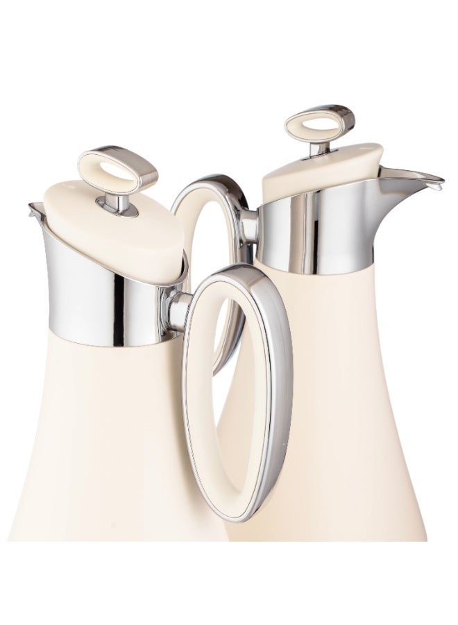 LOUVER Louvre Luxury Thermal Flask Set – 2-Piece Stainless Steel (1L + 1L) ✨☕❄️ - Image 4
