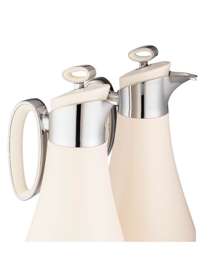 LOUVER Louvre Luxury Thermal Flask Set – 2-Piece Stainless Steel (1L + 1L) ✨☕❄️ - Image 3