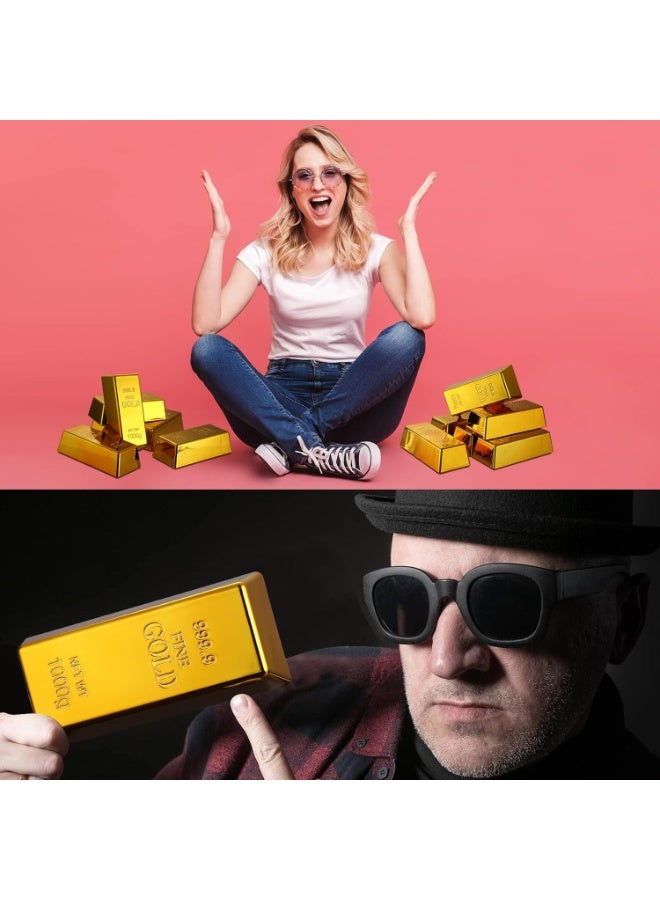 6 Pcs Fake Gold Bar Replica Brick - Image 3