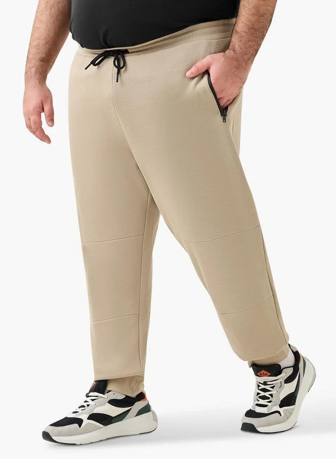 ماكسيم بنطلون رياضي رجالي بقصة عادية وتفاصيل مقصوصة وملصقة