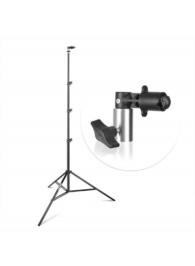 EMART Photography Green Screen Background Reflector Light Stand, 8.5ft Portable Light Reflector Holder Clamp for Reflector Diffuser, Disc Reflectors, Pop Up Backdrop, Photo and Video Studio - Image 1
