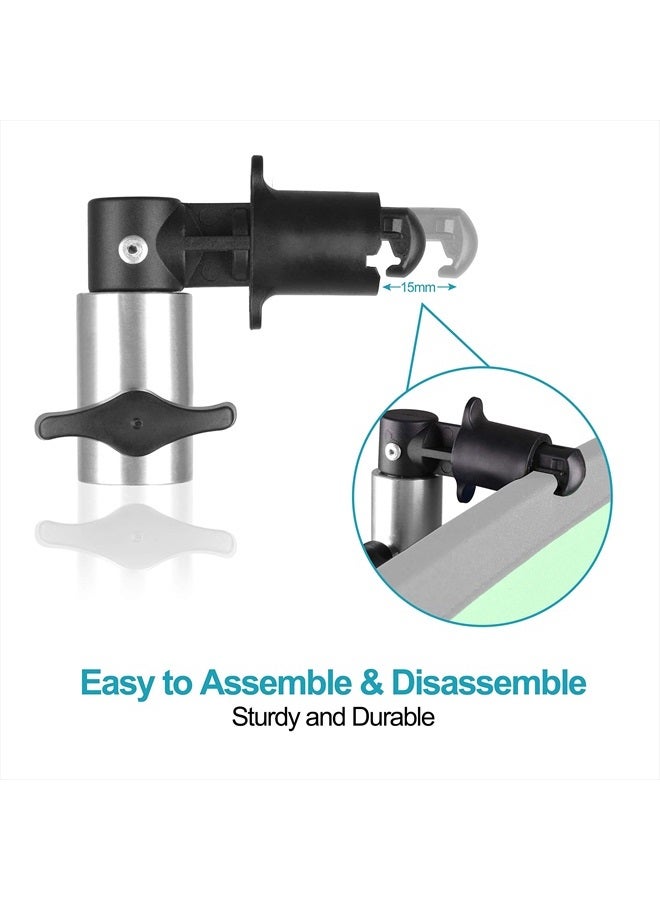 EMART Photography Green Screen Background Reflector Light Stand, 8.5ft Portable Light Reflector Holder Clamp for Reflector Diffuser, Disc Reflectors, Pop Up Backdrop, Photo and Video Studio - Image 4