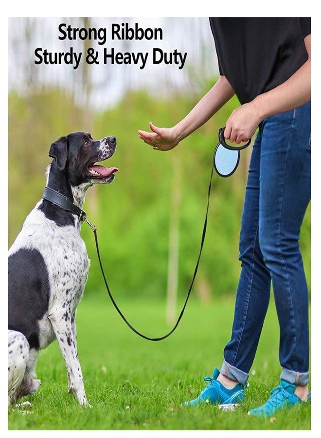 Petlicious & More(Size - Medium, Length - 10 ft, Upto 10-15 Kg Dogs) Automatic Retractable Dog Leash with Anti-Slip Handle, One-Handed Brake, Pause & Lock for Walking Training Dogs (Medium) - Image 5