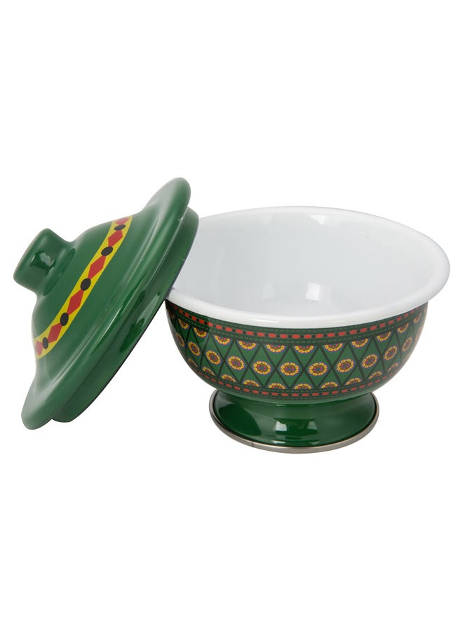 AL SANIDI Najdi inscription bowel, bowel with Lid - Image 2