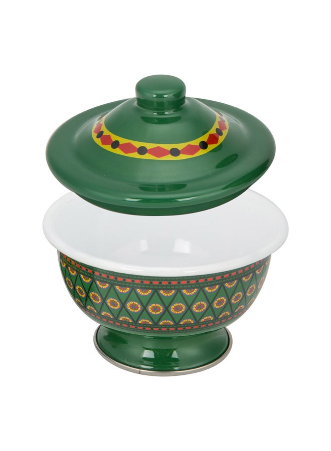 AL SANIDI Najdi inscription bowel, bowel with Lid - Image 4