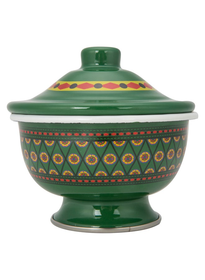 AL SANIDI Najdi inscription bowel, bowel with Lid - Image 3