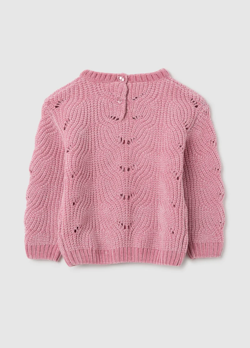 Ovs GIRLS' PINK BLEND SWEATER REGULAR FIT