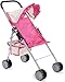fash n kolor My First Doll Stroller with Basket  Pink OffWhite Foldable Doll Stroller  Fits Upto 18 Dolls 2 Free Magic Bottles Included - Image 4