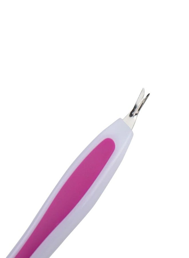 FOLELLO Professional Stainless Steel Cuticle Pusher/Remover and Spoon Nail Cleaner, Manicure/Pedicure Tool for Fingernail and Toenail Care, Durable Rust-free and Dual Sided Tool - Image 2