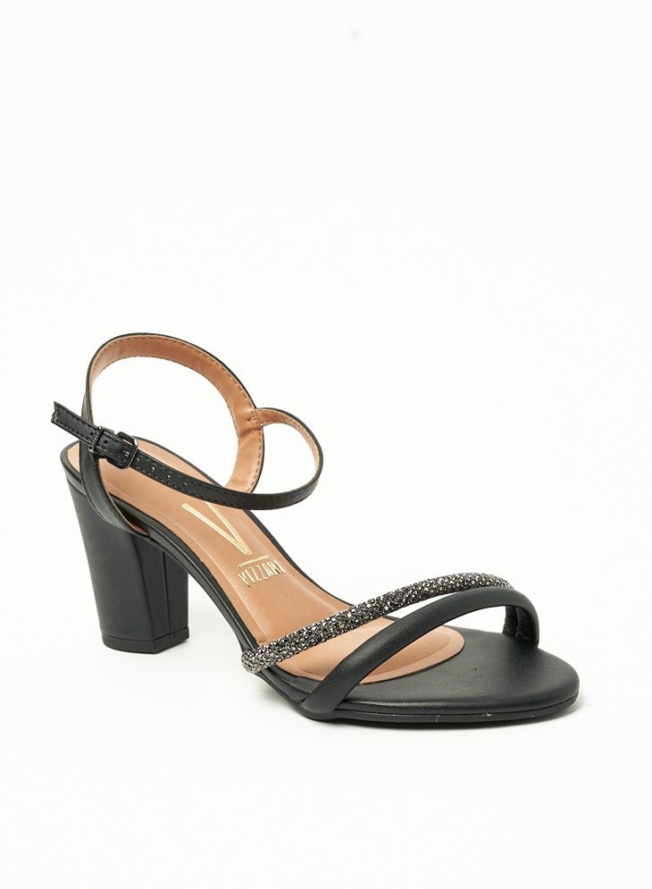 VIZZANO Block Heel Sandals for Women – Stylish Ladies Heels Sandals for Everyday Wear - Image 2