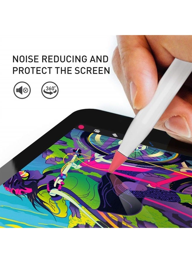 40 Pack Tips Cover for Apple Pencil 2nd Generation and 1st Gen Silicone Nibs Caps Writing Protection Accessories(Purple+Green+Orange+Red,40Pack)