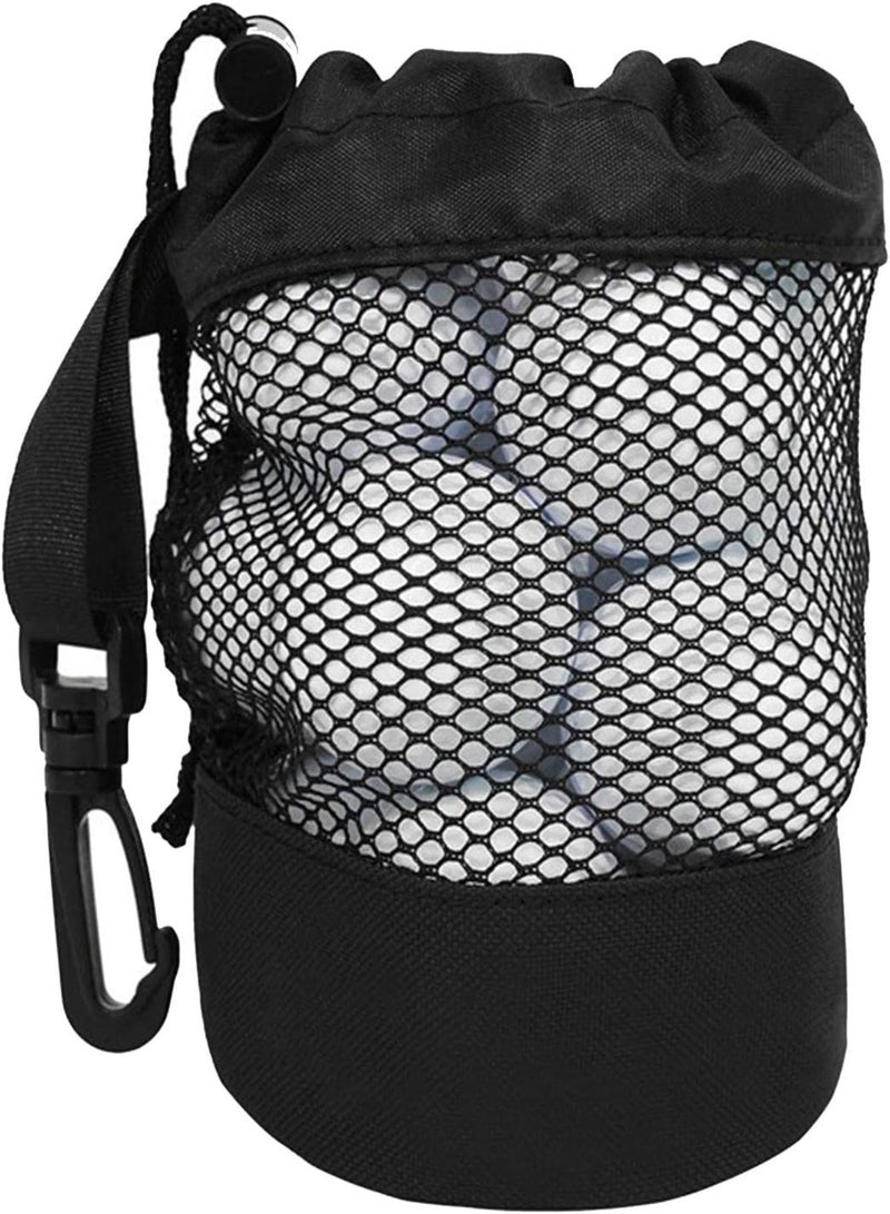 GGOOT 5 Pcs Mesh Storage Bag, Mesh Wash Bags Laundry Bags, Thickened Reinforced Bottom Golf Ball Bags, Mesh Drawstring Pouch Drawstring Design Nylon Mesh Stuff Sack with Sliding Drawcord - Image 1
