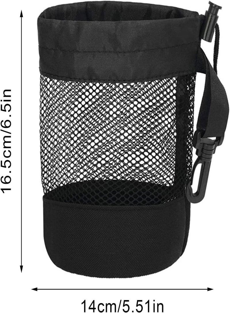GGOOT 5 Pcs Mesh Storage Bag, Mesh Wash Bags Laundry Bags, Thickened Reinforced Bottom Golf Ball Bags, Mesh Drawstring Pouch Drawstring Design Nylon Mesh Stuff Sack with Sliding Drawcord - Image 4