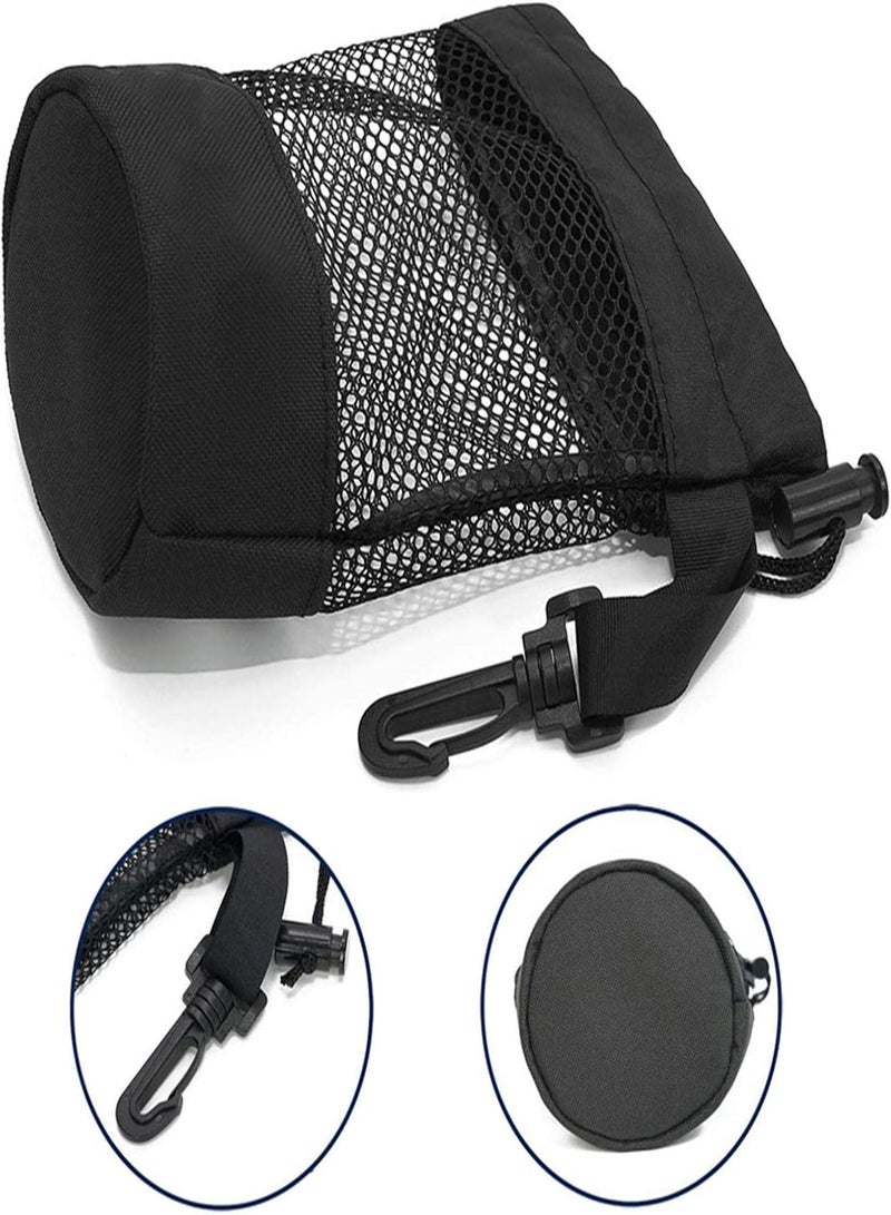 GGOOT 5 Pcs Mesh Storage Bag, Mesh Wash Bags Laundry Bags, Thickened Reinforced Bottom Golf Ball Bags, Mesh Drawstring Pouch Drawstring Design Nylon Mesh Stuff Sack with Sliding Drawcord - Image 5