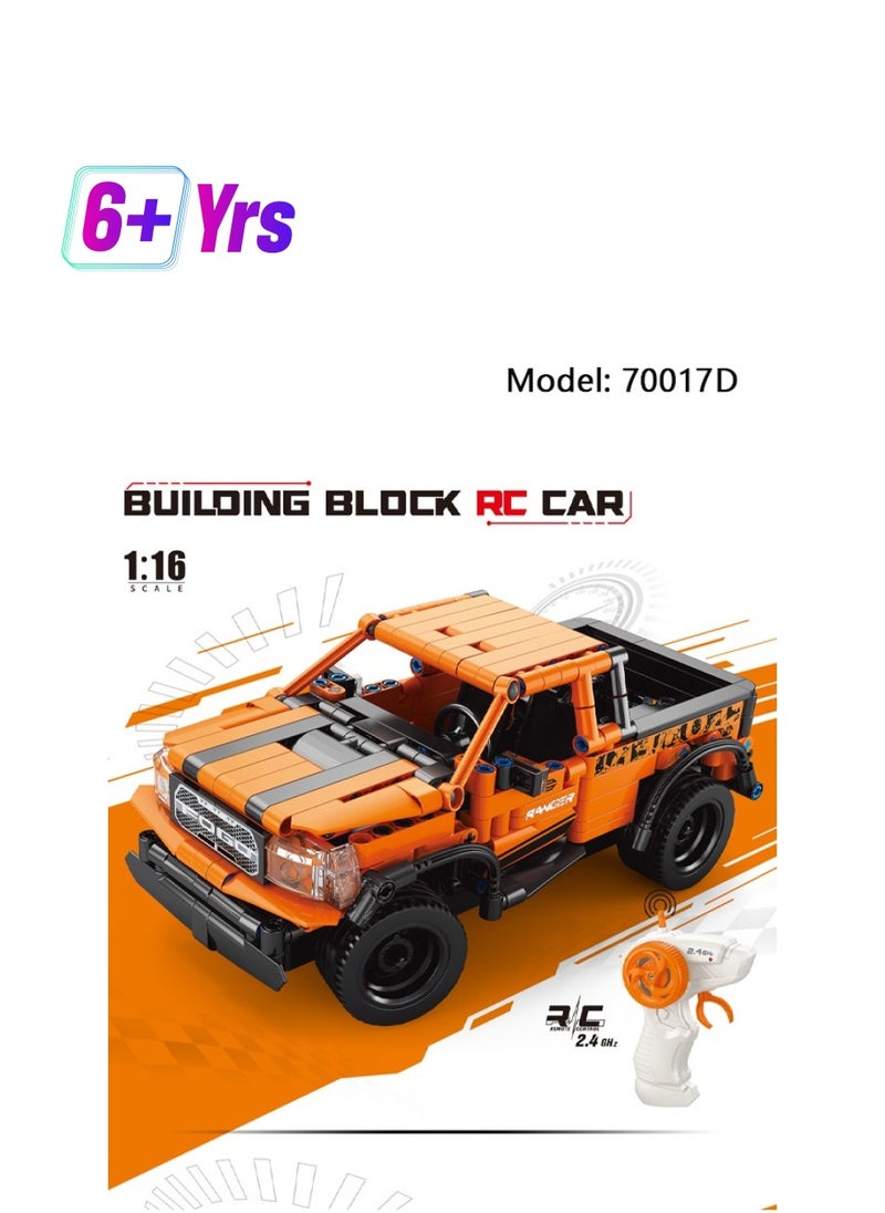 70017D Remote control car model Building Toy Set (443 Pieces) 6+ Years  - Image 1