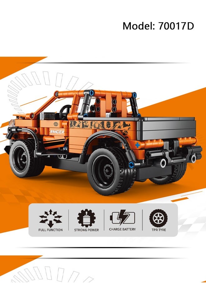 70017D Remote control car model Building Toy Set (443 Pieces) 6+ Years  - Image 2