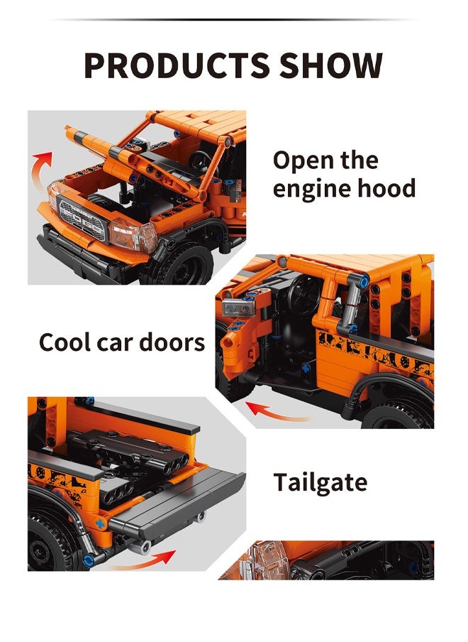 70017D Remote control car model Building Toy Set (443 Pieces) 6+ Years  - Image 5