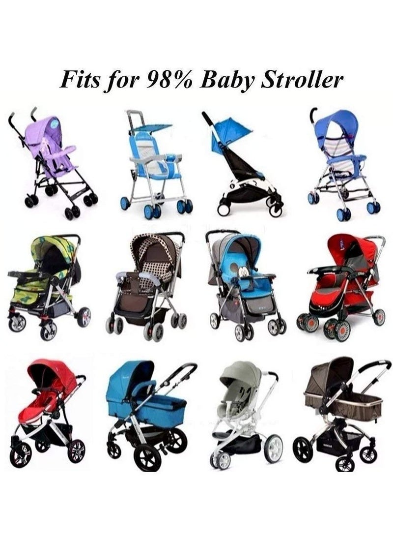 Mr. Penda Mosquito Net for Stroller, Durable Baby Stroller Mosquito Net, Perfect Bug Net for Strollers, Bassinets, Cradles, Playards, Pack N Plays and Portable Mini Crib (White)  - Image 4