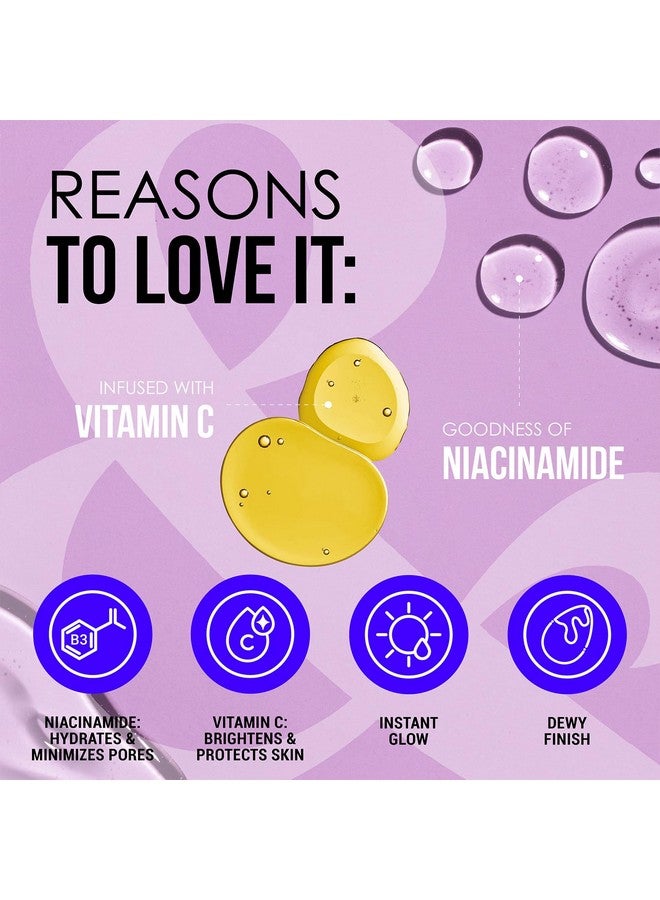 بلو هيفن برايمر Blue Heaven Prime & Shine Flawless Illuminating Primer + Strobe Cream | برايمر + هايلايتر + مرطب | غني بفيتامين سي والنياسيناميد لبشرة متوهجة بشكل طبيعي، وردي ذهبي، 25 جرام - Image 5