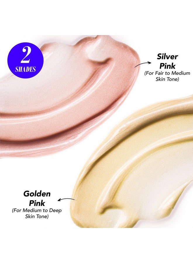 بلو هيفن برايمر Blue Heaven Prime & Shine Flawless Illuminating Primer + Strobe Cream | برايمر + هايلايتر + مرطب | غني بفيتامين سي والنياسيناميد لبشرة متوهجة بشكل طبيعي، وردي ذهبي، 25 جرام - Image 4