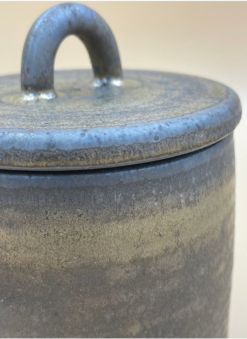 Mishkat Noor - Vintage Style Ceramic Container Jar For Dry Food Spices And Sugar - Image 1