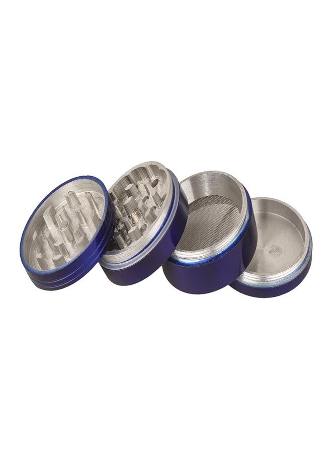 Turtuls Group Blue 4-Layer Design, Aesthetic Kitchen Tool for Herbs & Spices Herb Crusher 42 MM - Image 4