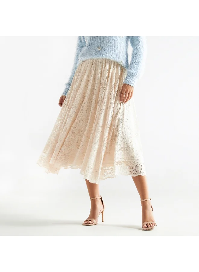 Splash FAV Lace Detail Skirt