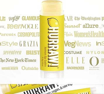 Hurraw Lemon Lip Balm Organic Certified Vegan Cruelty and Gluten Free NonGMO 100 Natural Ingredients Bee Shea Soy and Palm Free Made in USA - Image 5