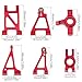 FACCNOY MJX Hyper Go 14303 14302 14301 Metal Steering CupShock Tower BracketsFront Rear Upper Low Swing Arm for 114 RC Upgrade Parts Red - Image 4