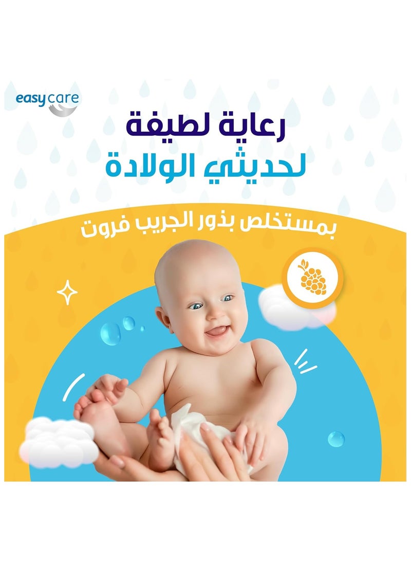 Easy Care Baby Wipes Coconut Scent - 72 Wipes - Pack of 3 Value Packs - Image 2