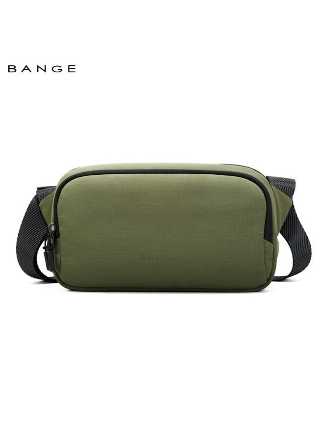 BANGE New Daily Unisex Wholesale Lightweight Waterproof Custom Men Crossbody Messenger Bag 7837 Green - Image 1