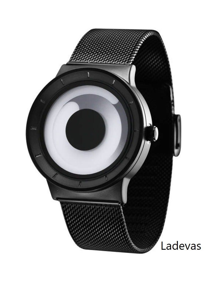 لاديفاس ساعة يد أنيقة بعقارب وسوار من الستانلس ستيل مقاومة للماء والصدأ بتصميم عصري راقٍ طراز  S9659G - Image 1