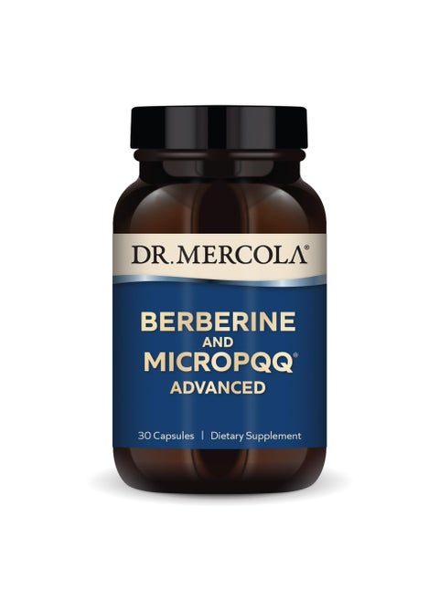 Berberine and MicroPQQ Advanced, 30 Capsules, Dietary Supplement