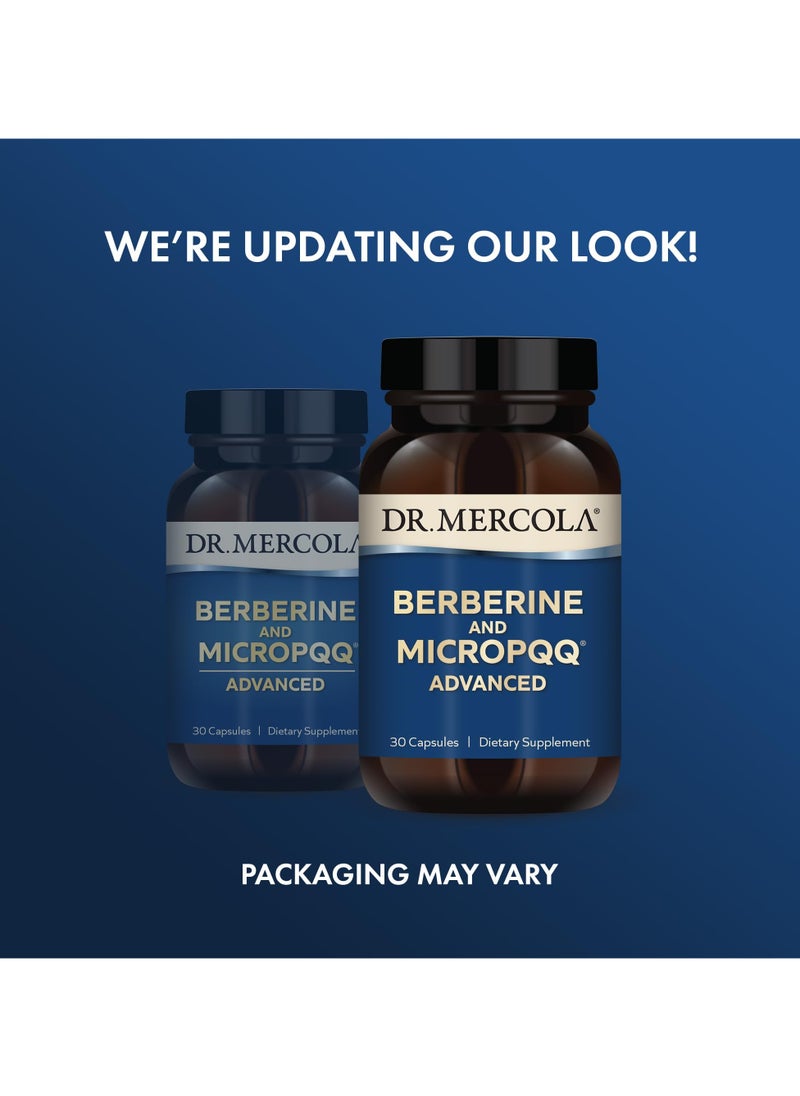 Dr. Mercola Berberine and MicroPQQ Advanced, 30 Capsules, Dietary Supplement  - Image 3