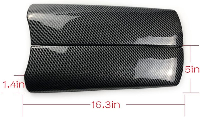 CHUANGHUI NA for BMW 5 Series GT F07 2010-2017 ABS Carbon Fiber Color Car Interior Center Armrest Box Cover Console Box Storage Box Trim Covers (535i GT / 550i GT) - Image 4