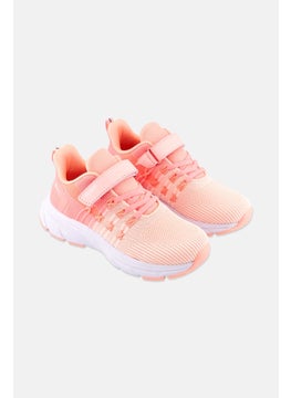 RBX Kids Girl Velcro Closure Sport Shoes, Coral  - Image 1
