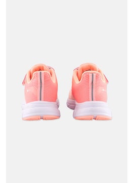 RBX Kids Girl Velcro Closure Sport Shoes, Coral  - Image 3