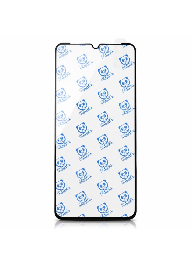 Panda Full Cover Tempered Glass Screen Protector for Samsung Galaxy A07 with Black Border - Clear - Image 2