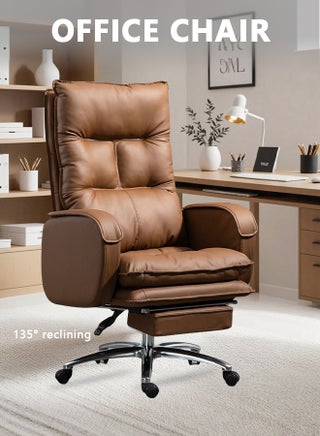 Brown with Footrest