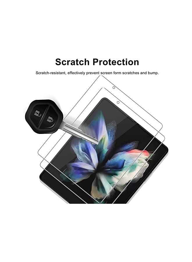 PROMASS Galaxy Z Fold 3 Screen Protector, [2SET 8PCS] HD Full Covered Outer + Inner Screen TPU Soft Film + Back Cover Flexible Screen Protector for Samsung Galaxy Z Fold 3 5G[Bubble Free][Simple Installation] - Image 4