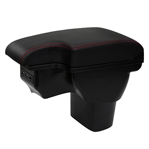 HRCHCG for Nissan Juke Consoles Armrest Box Double Layer Storage with 3 USB Port - Image 1