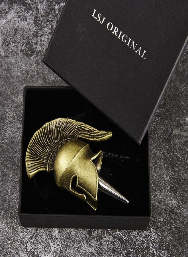 LSJ ORIGINAL سدادة زجاجة نبيذ على شكل خوذة محارب، مناسبة للرجال والنساء العاملين في البارات، ولعيد الشكر، والهالوين، وعيد الميلاد. - Image 2