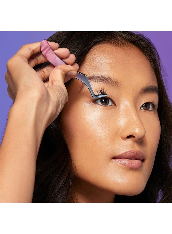 KISS Falscara DIY Eyelash Extension Wisp Applicator for Mistake-Proof Artificial Lash Placement – Ergonomically Designed Handle to Easily Build Your Featherlight Synthetic Reusable Eyelash Clusters - Image 3