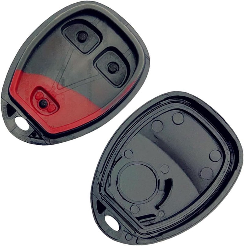 ADUDS Key Fob Shell Replacement for Buick/Chevy Avalanche Equinox Express Silverado Traverse/GMC Sierra/Pontiac Torrent 3 Button Car Keyless Entry Remote Control Key Fob Case Cover (3 Button) - Image 4