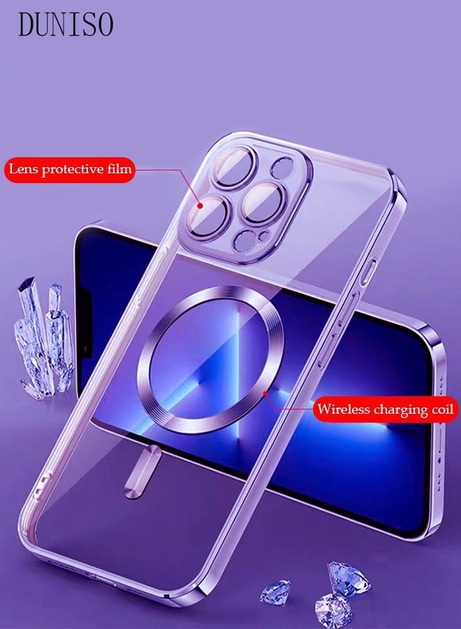 DUNISO iPhone 15 Pro MAX Phone Case 6.7" Full Body Protective Phone Cover With Crossbody Strap Anti-fall Phone Case Built-in Screen and Camera Protector For Apple 15 Pro MAX Phone Case - Image 3