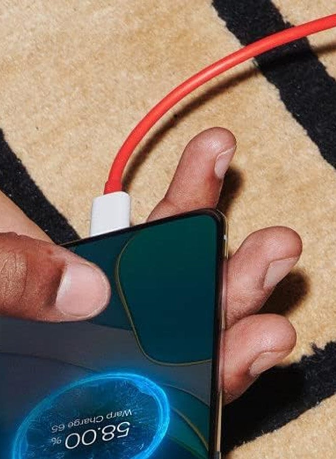 OnePlus 2 Pack Original Type C Warp Charging Cable Quick Charge PD Type C To Type C Dash Charging Cable 1M Red - Image 3