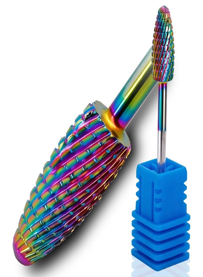 FANTEXY 3/32" Carbide Nail Drill Bits,Cuticle Clean Nail Drills Bit,Gel Remover Drill Bit,Nails File Bits for Old Skin and Nails,Manicure Essentials Tools,Manicure Tech Must Haves (Medium - M) - Image 1