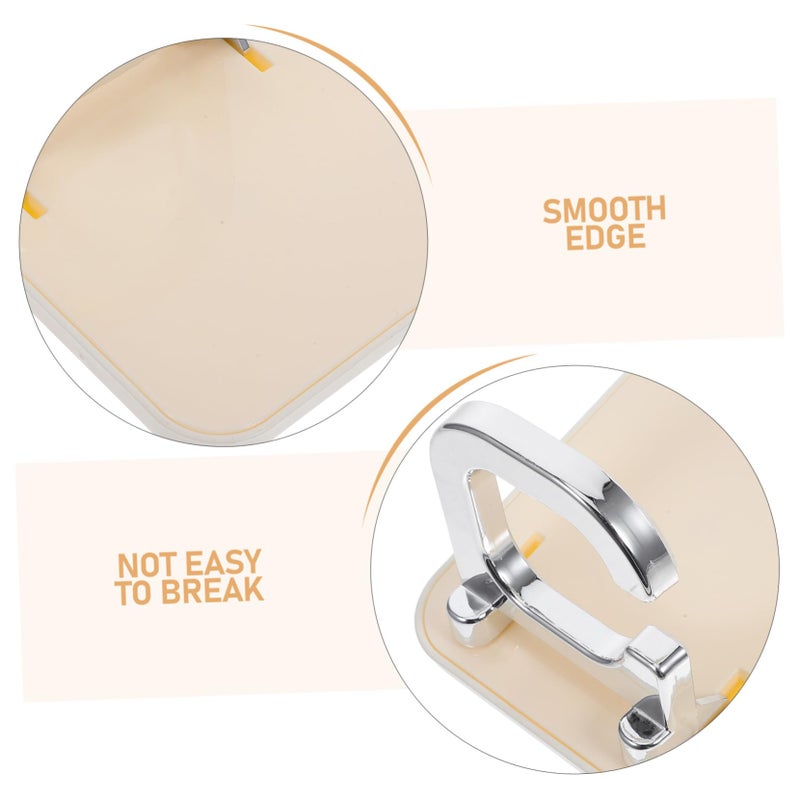 Wall Mounted Hair Dryer Holder with Plug Storage Groove for Bathroom Bedroom Salon Easy Installation - Image 4