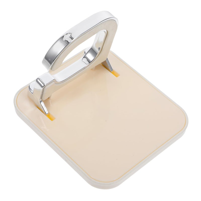 Wall Mounted Hair Dryer Holder with Plug Storage Groove for Bathroom Bedroom Salon Easy Installation - Image 2