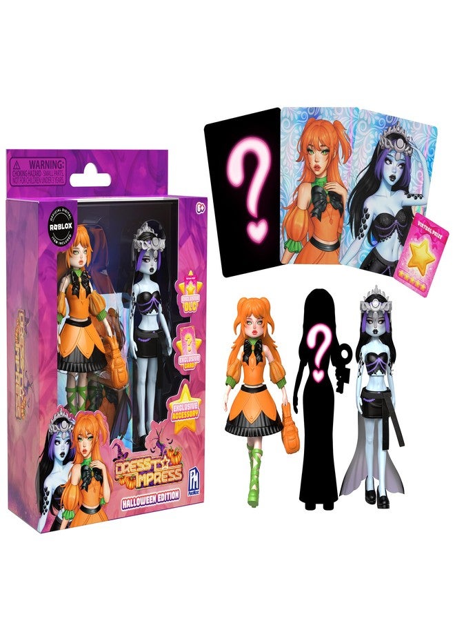PhatMojo Dress to Impress - Mystery Models - Small Dolls 3-Pack - Halloween Edition - Series 2 - Includes DLC Code - Officially Licensed Collector Set - Image 1
